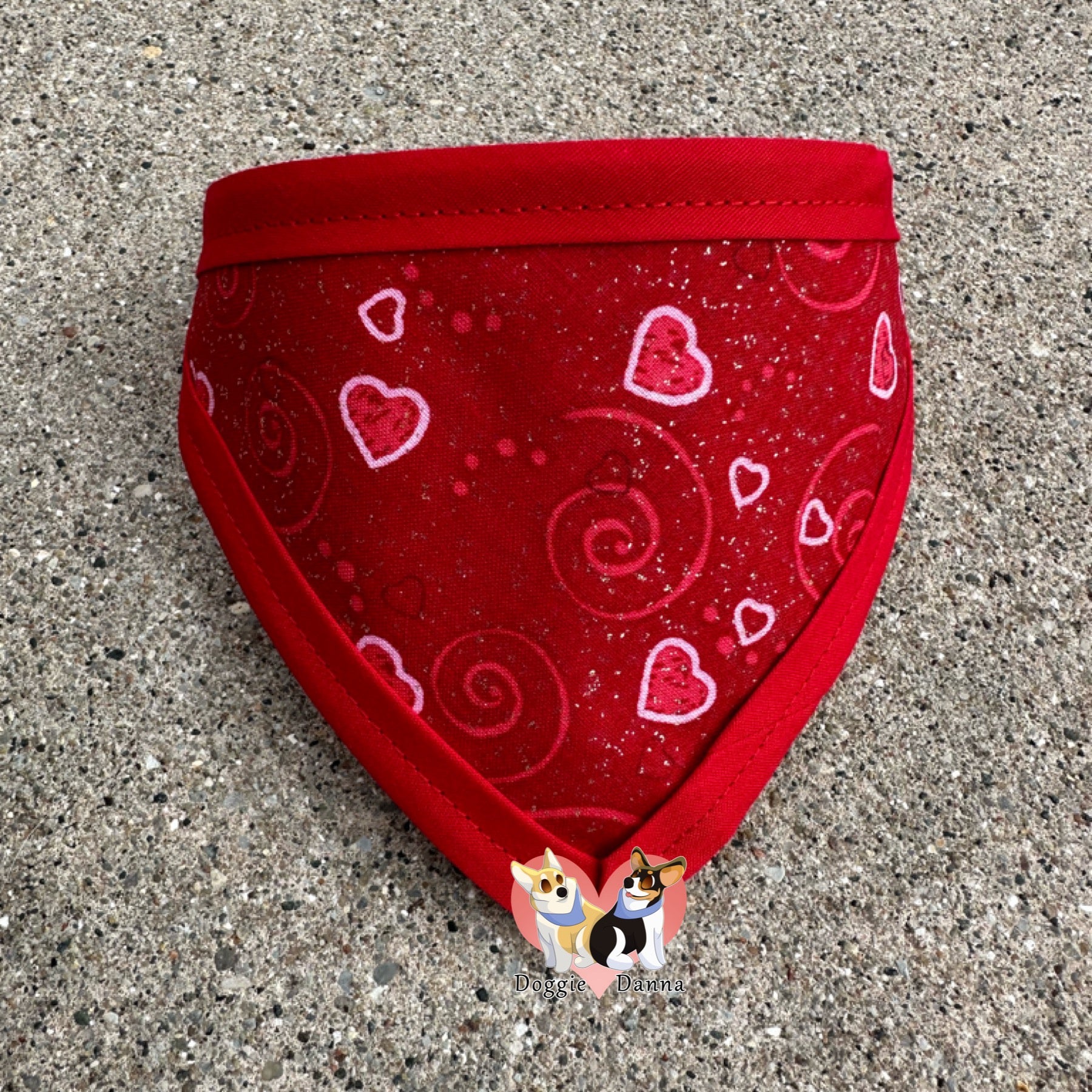 Hearts Pet Bandanna