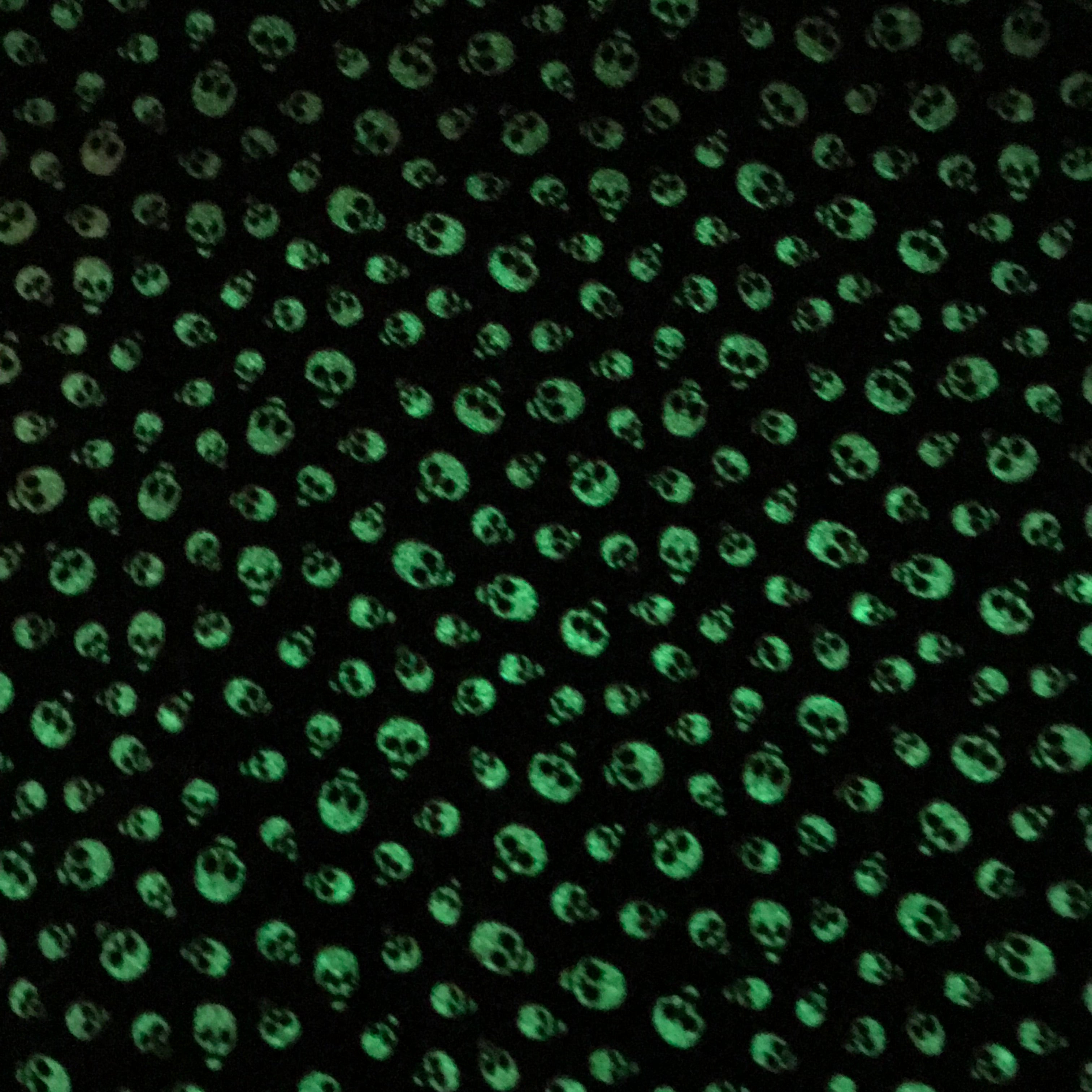 Glow-In-The-Dark Skulls Pet Bandanna