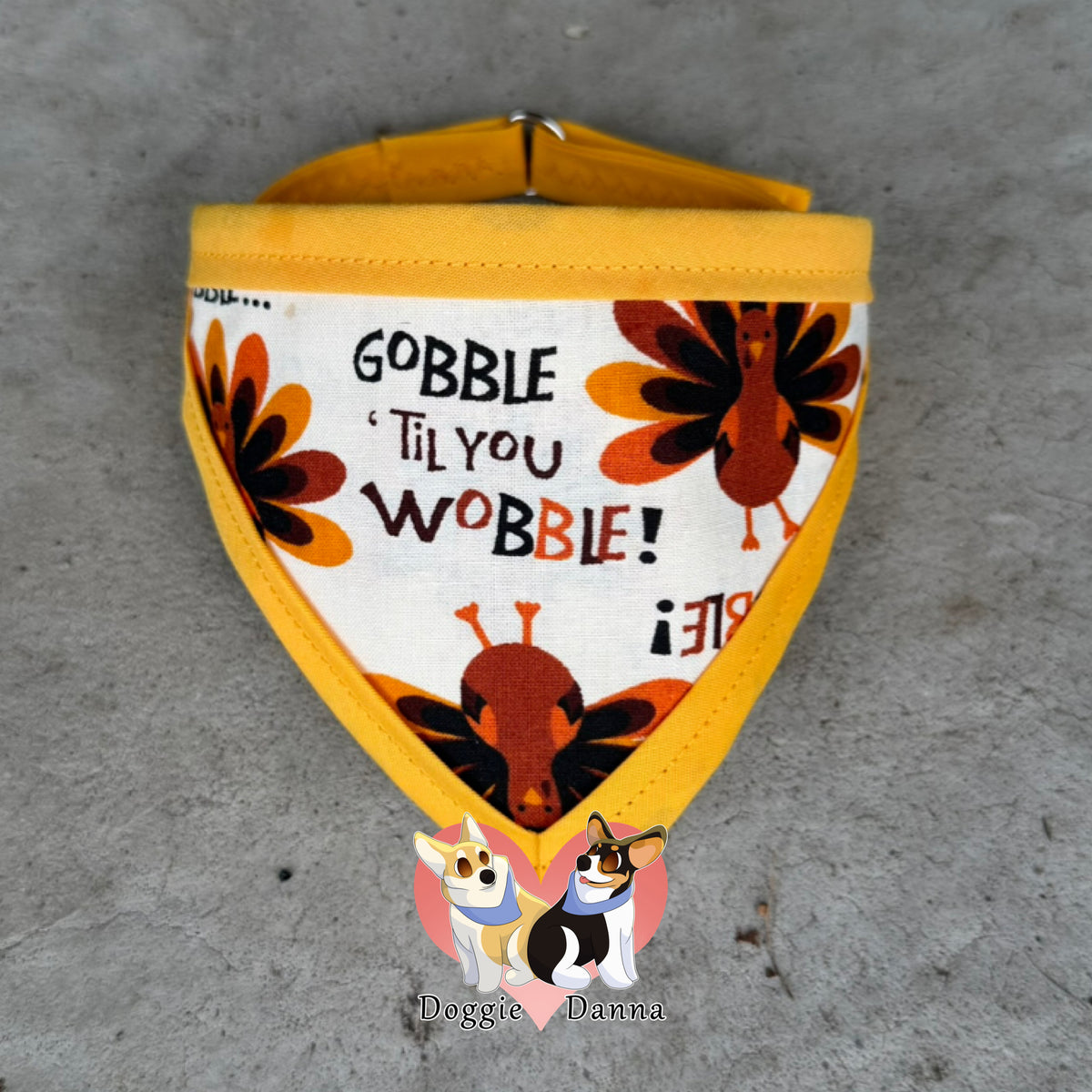 Gobble Till You Wobble Pet Bandanna (Nov 2026)