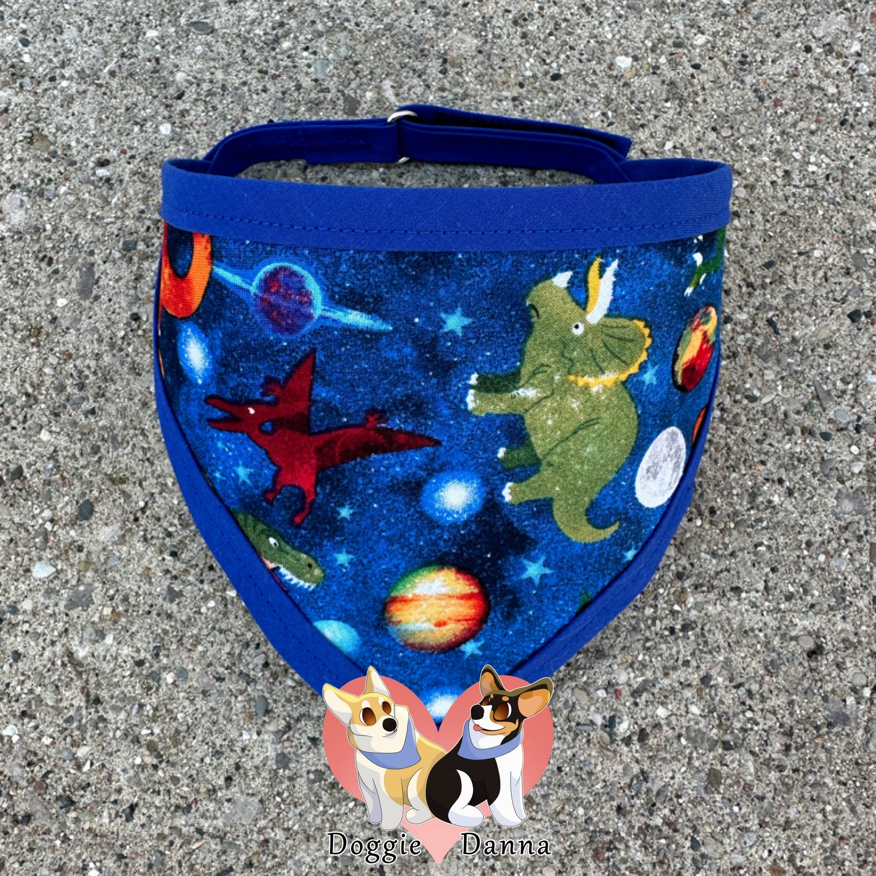 Dinos In Space Pet Bandannas