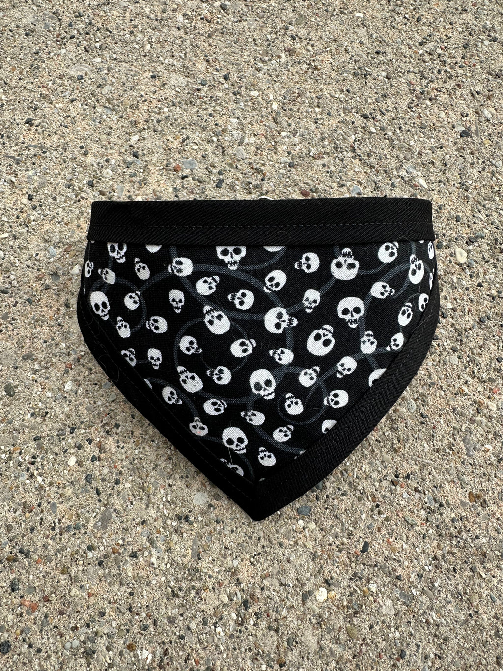 Glow-In-The-Dark Skulls Pet Bandanna