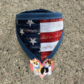 USA Flag Pet Bandanna