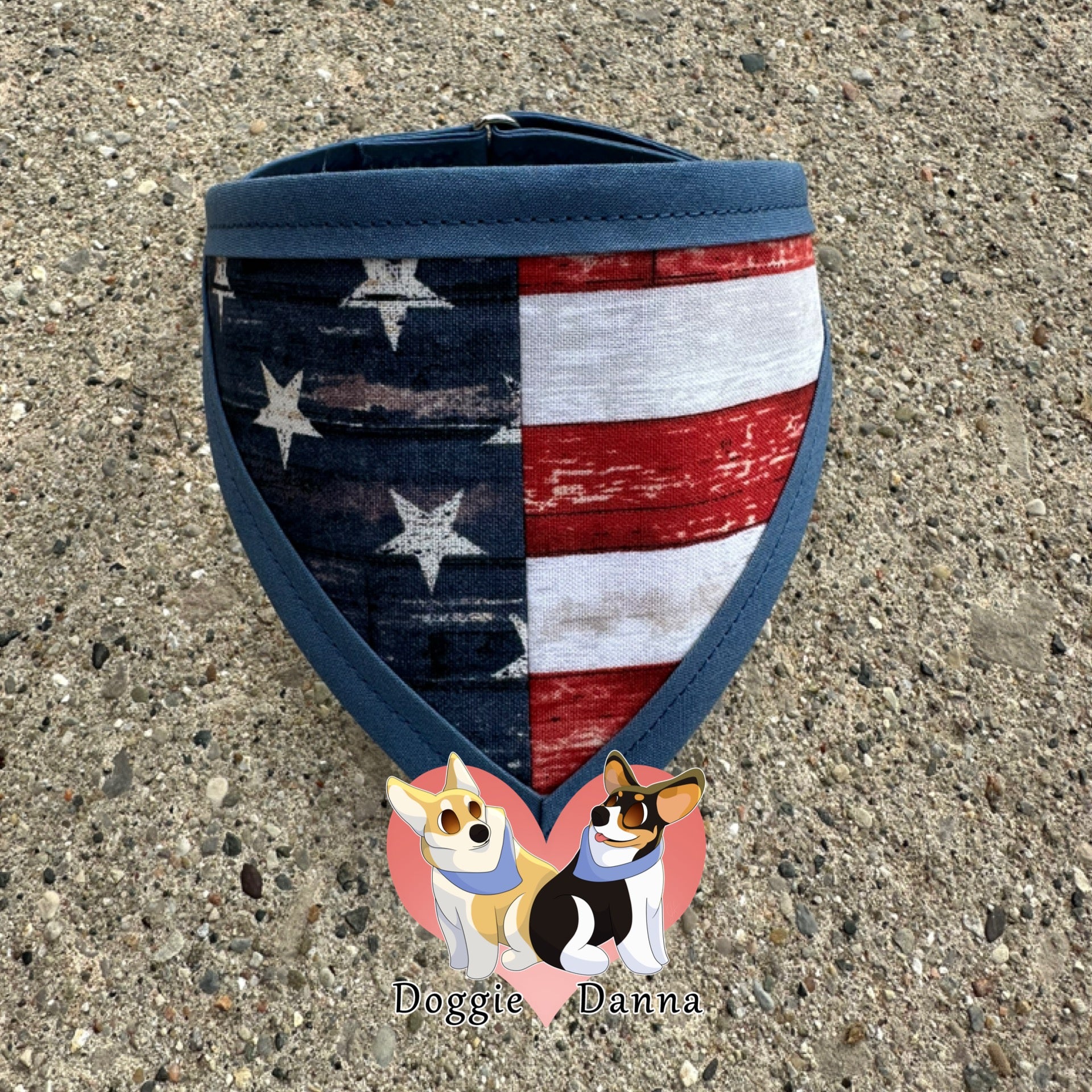 USA Flag Pet Bandanna