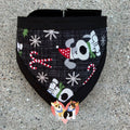 Christmas Dog Black Pet Bandanna