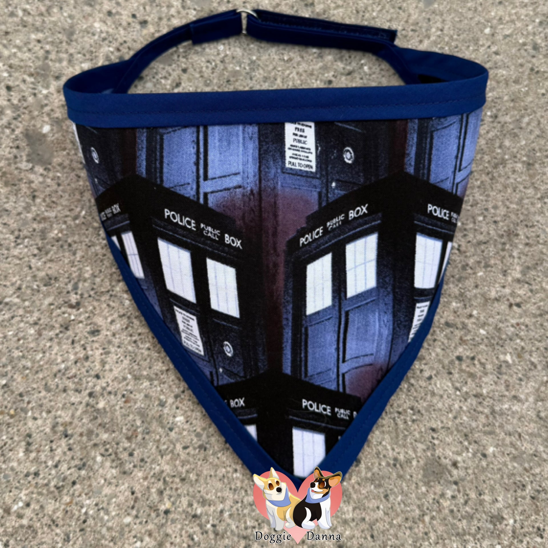 Dr Who Tardis Pet Bandanna