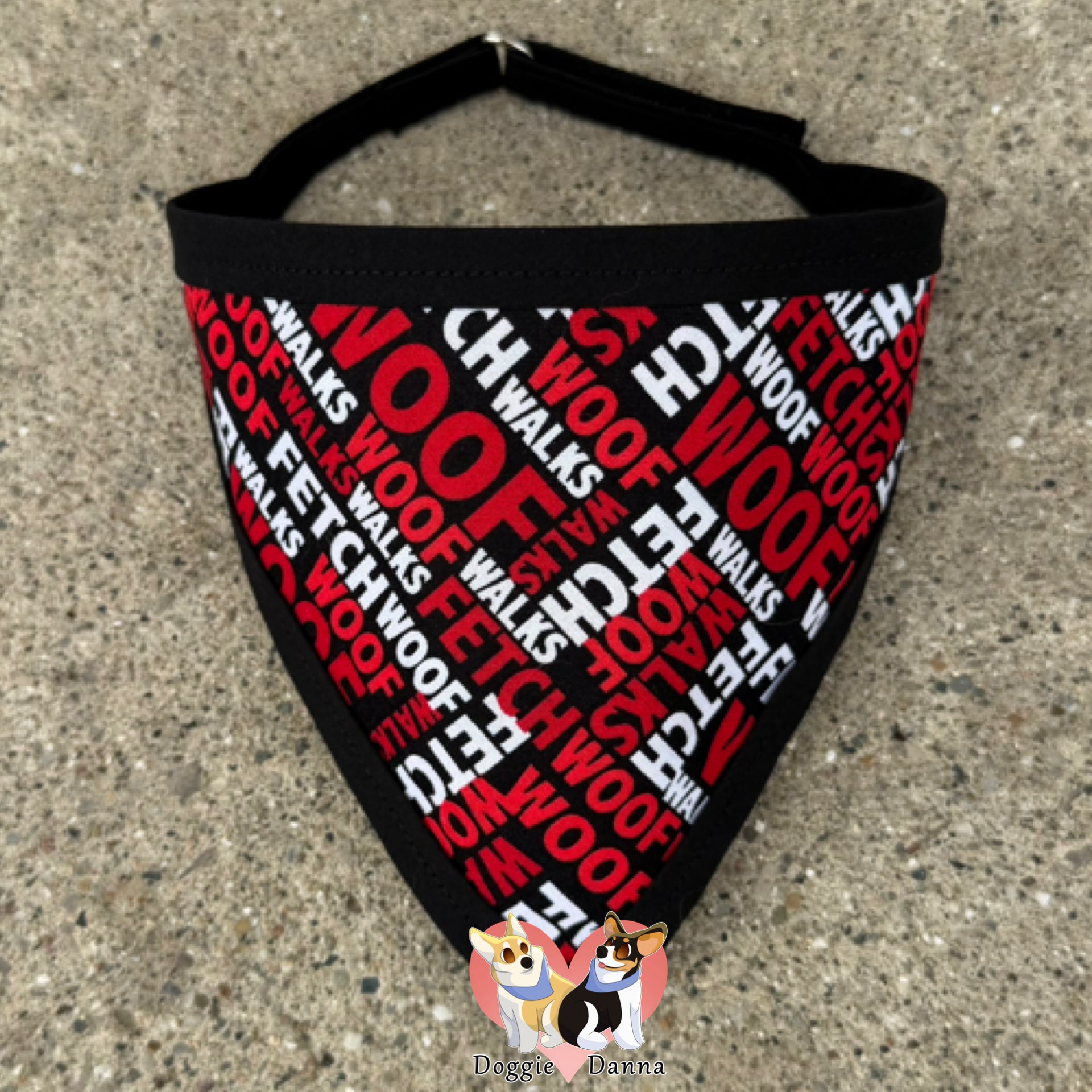 Dog Words Pet Bandanna