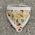 Khaki Autumn Leaves Pet Bandanna