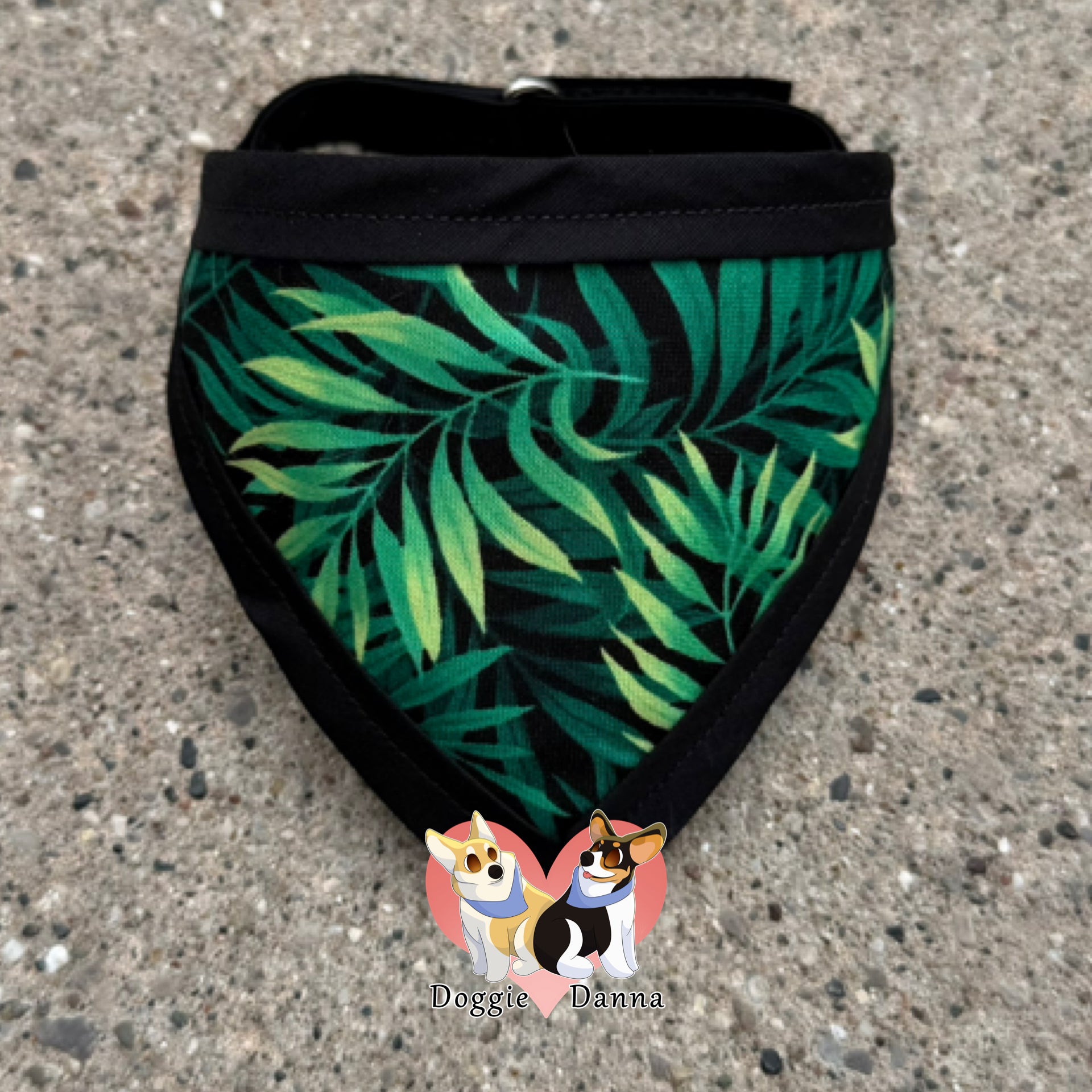 Tropical Leaves Pet Bandanna