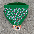 Green Snowman Pet Bandanna