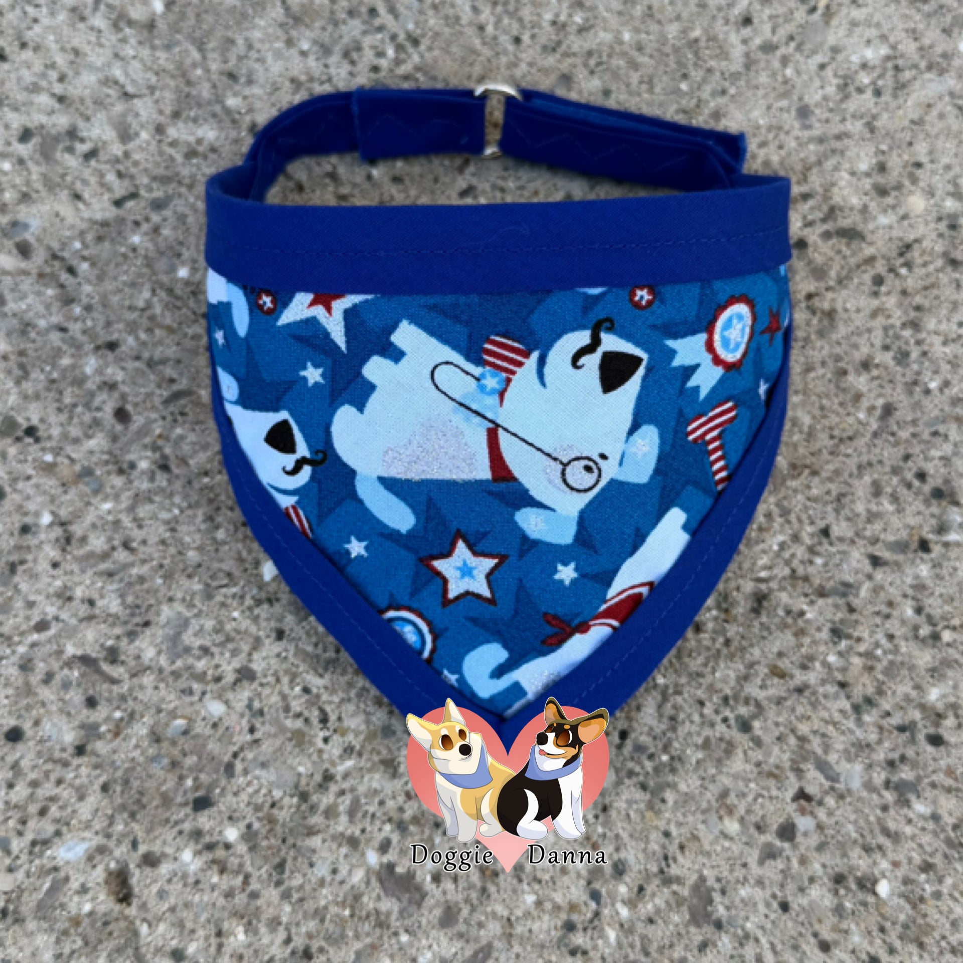Patriotic Dogs Pet Bandanna
