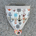 Rustic Anchors Pet Bandanna