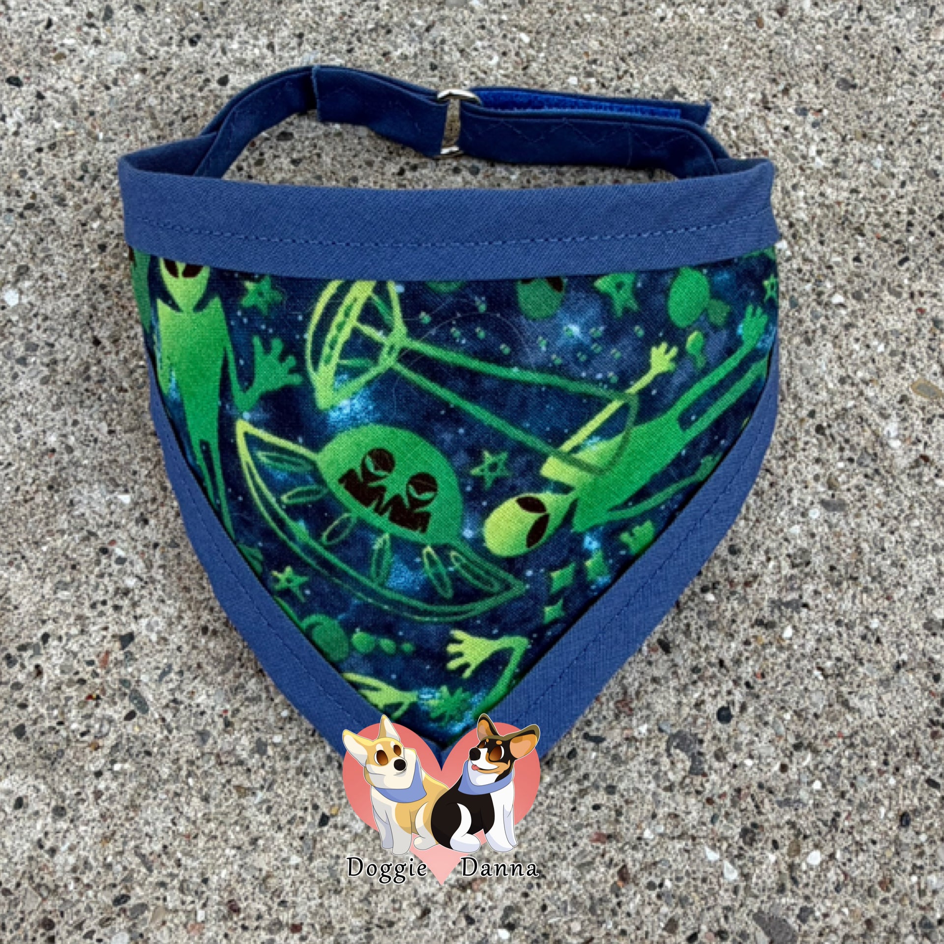 Alien Abduction Pet Bandanna