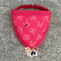 Geranium Bunny Ears Pet Bandanna