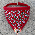 Red Snowman Pet Bandanna