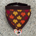 Fall Oak Leaves Pet Bandanna (Sept 2026)