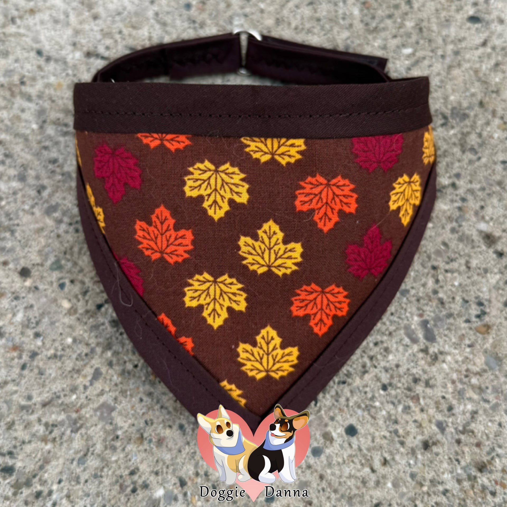 Fall Oak Leaves Pet Bandanna (Sept 2026)