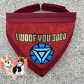 I WOOF YOU 3000 Pet Bandanna