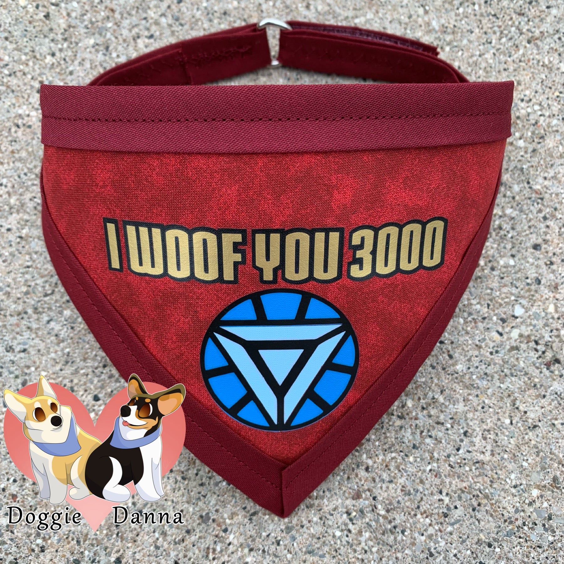 I WOOF YOU 3000 Pet Bandanna